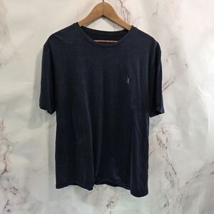 All Saints T Shirt Mens XXL Black Brace SS Crew Tee Short Sleeve Regular Fit